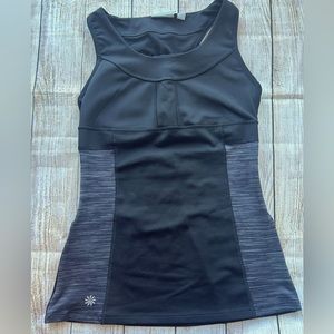 Athleta Gray/Black Workout Tank